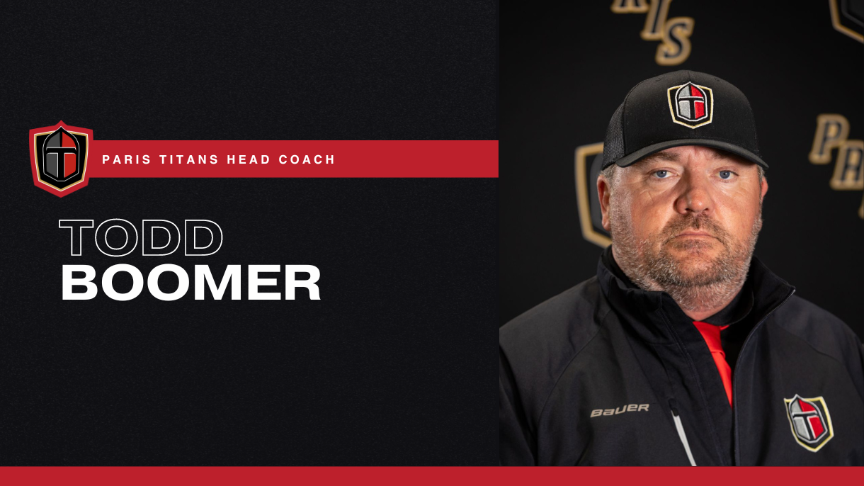 Paris Titans Promote Todd Boomer to Head Coach – Paris Titans Hockey